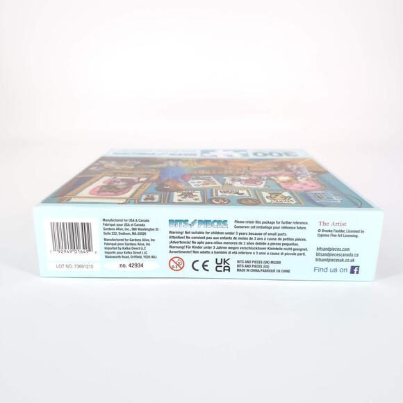 Bits and Pieces 300 Large Piece "The Artist" by Brooke Faulder Jigsaw Puzzle GUC - Picture 8 of 13